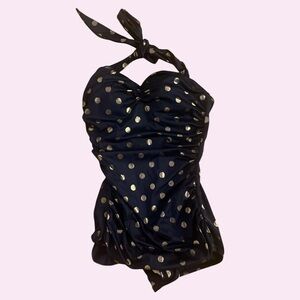 Vintage-Inspired One Piece Swimsuit 🖤